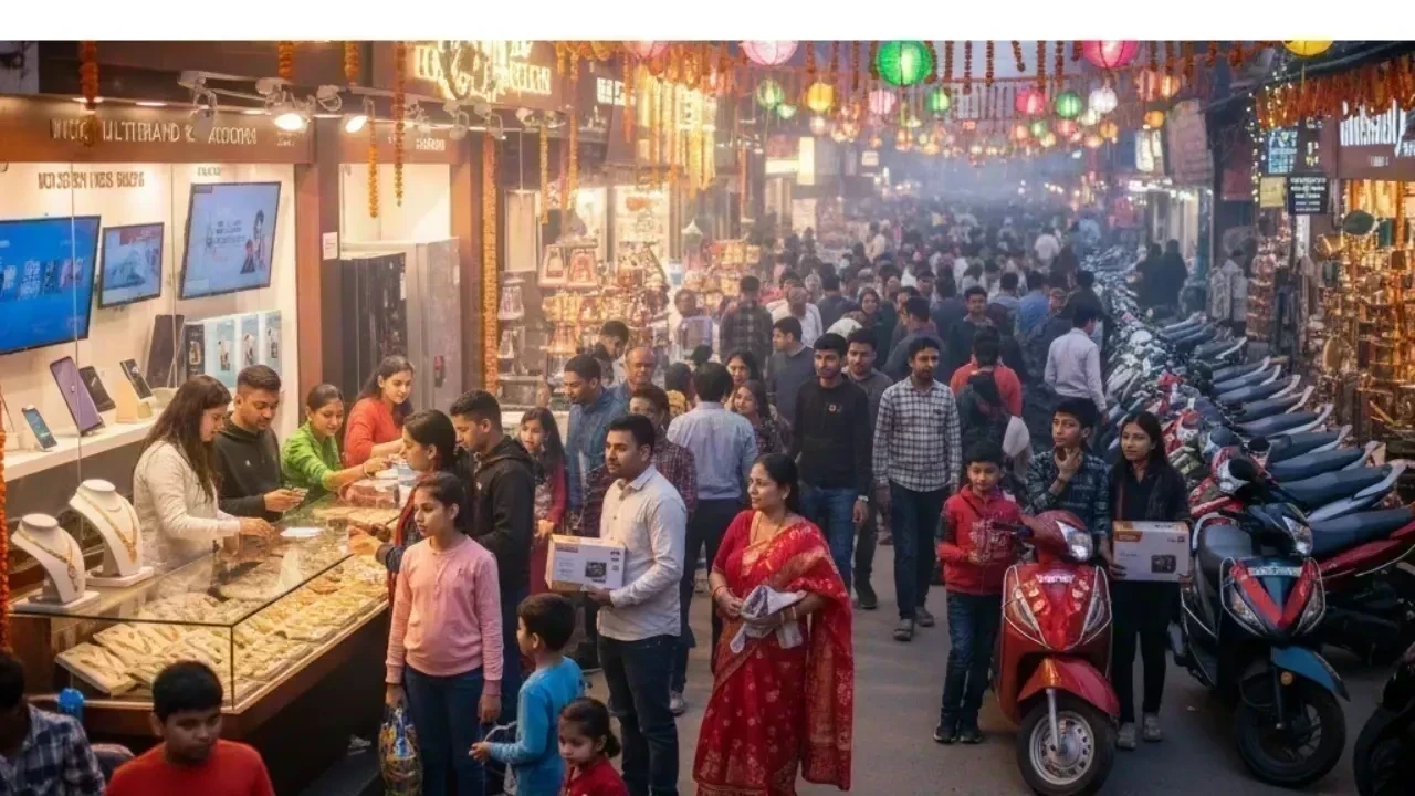 धनतेरस पर पछवादून में 'धनवर्षा': विकासनगर के बाजारों में 30 करोड़ के रिकॉर्ड कारोबार की उम्मीद