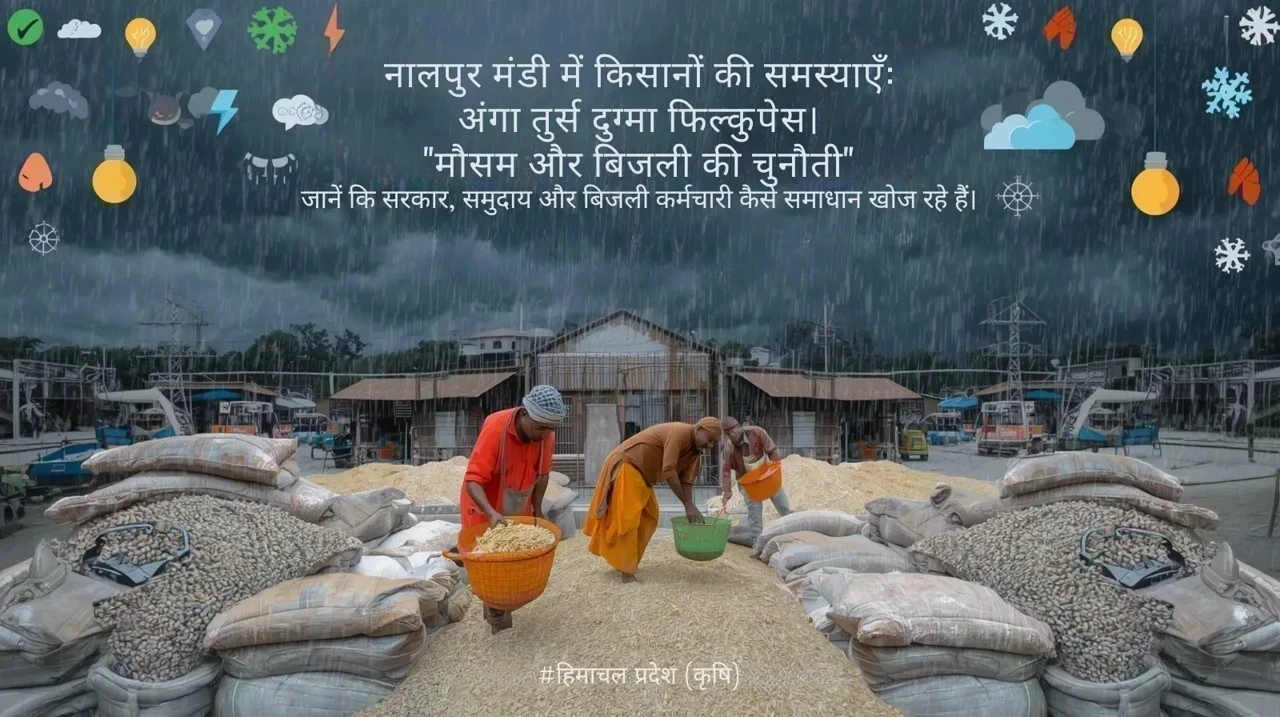 नालागढ़ और मलपुर मंडी में किसानों की समस्याएं: मौसम और बिजली की चुनौतियां
