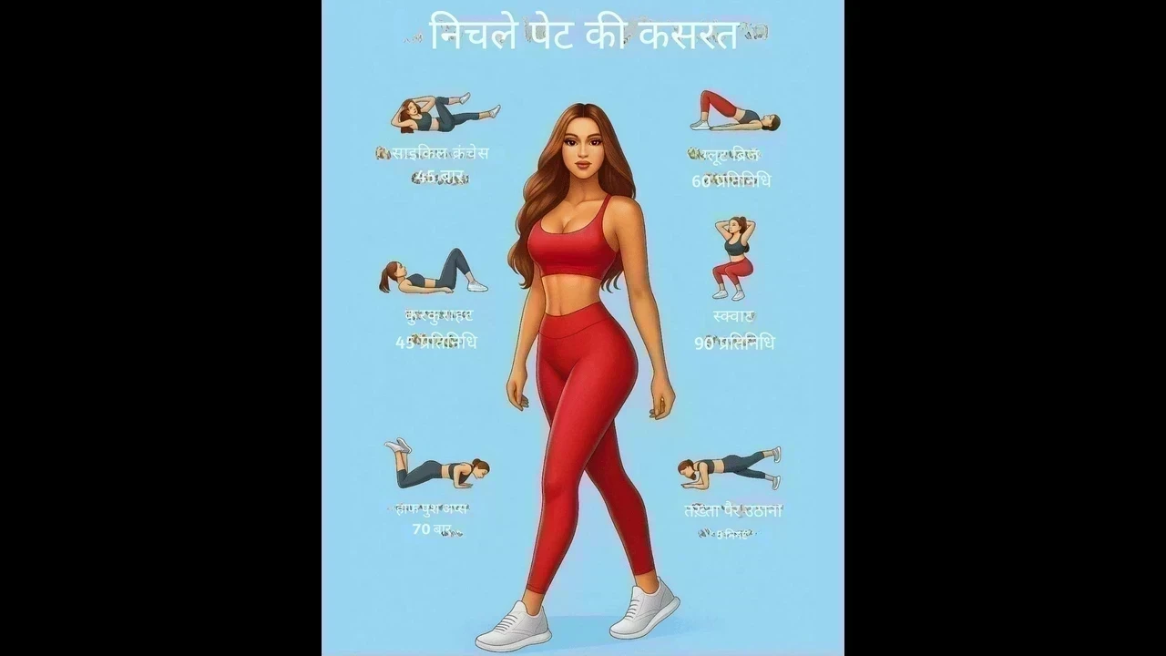 निचले पेट की कसरत: घर पर मजबूत कोर के लिए टिप्स