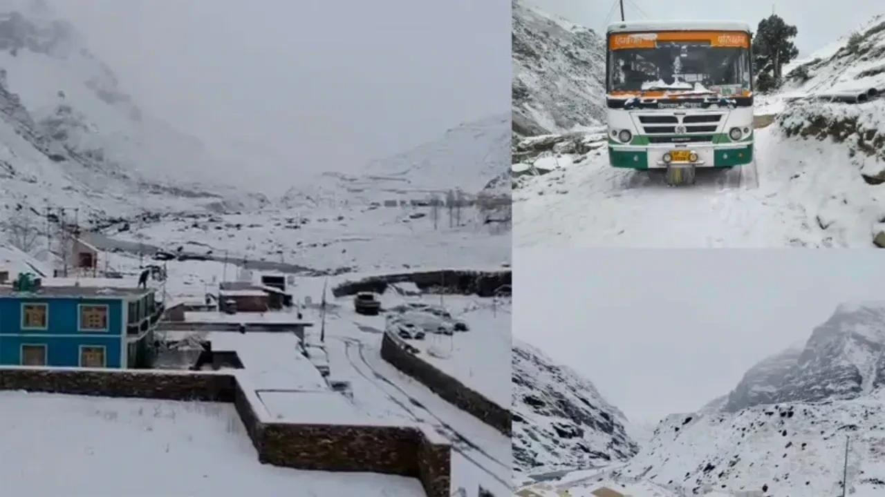 मणाली और लाहौल में बर्फबारी से सर्दियों का पर्यटन सीजन शुरू