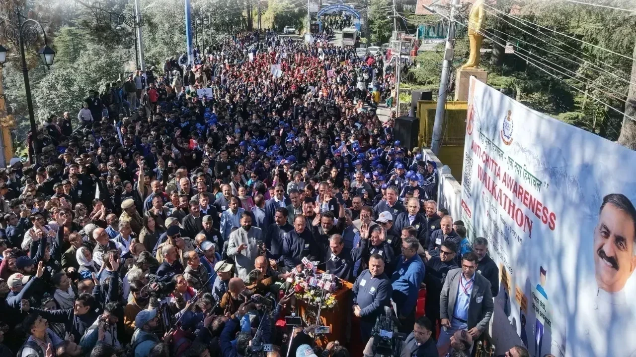 धर्मशाला में एंटी-चिट्टा वॉकथॉन आज, सीएम सुक्खू करेंगे नेतृत्व