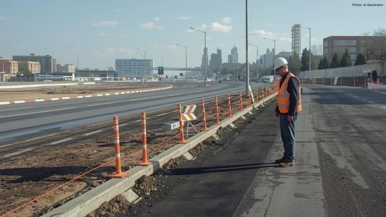 उप मुख्यमंत्री ने ड्राइविंग ट्रेनिंग ट्रैक निर्माण की समीक्षा की