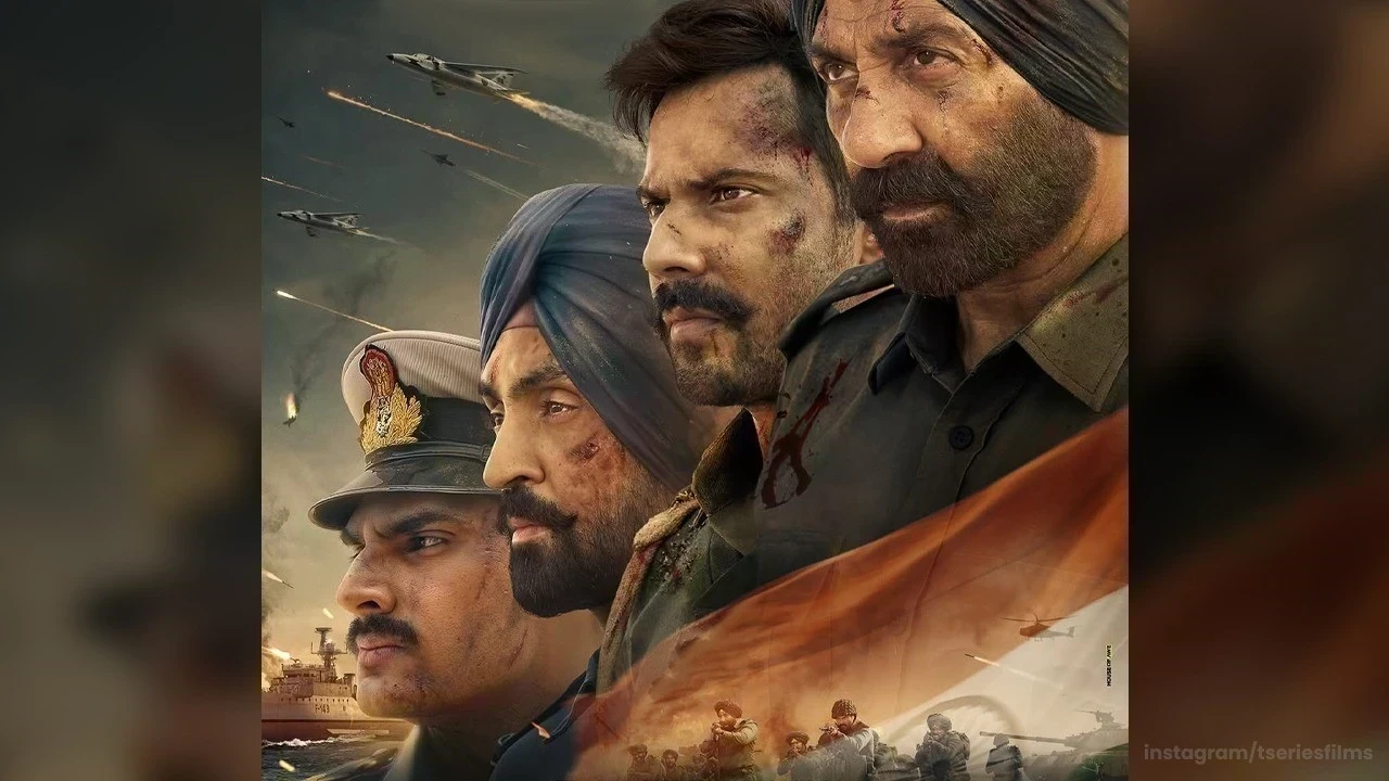 बॉर्डर 2 फिल्म: टीजर सोलह दिसंबर, रिलीज तेईस जनवरी दो हज़ार छब्बीस