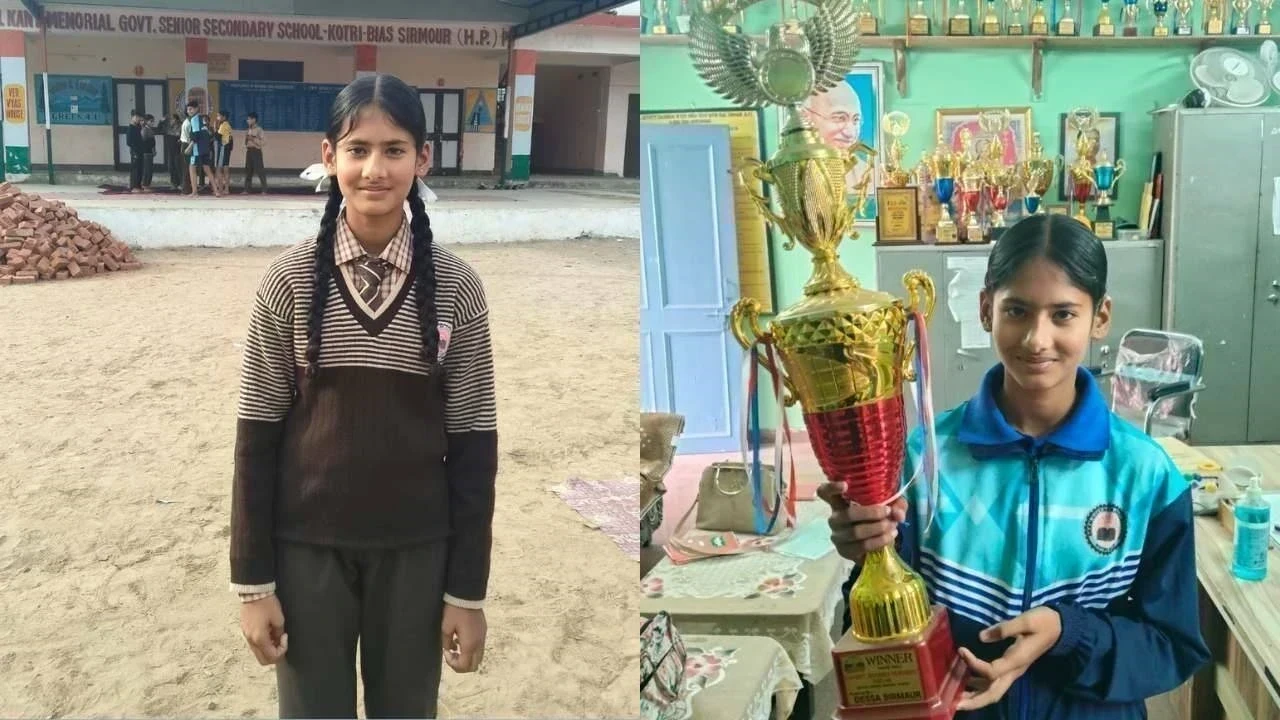 सिरमौर की मनीषा करेंगी हैंडबॉल में हिमाचल का प्रतिनिधित्व, चितौड़गढ़ में दिखाएंगी प्रतिभा