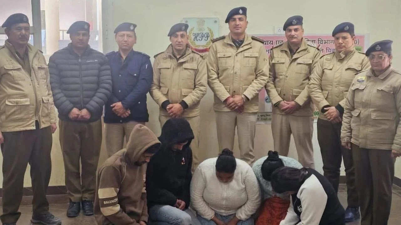 मनाली में देह व्यापार का खुलासा, 5 आरोपी गिरफ्तार, 4 महिलाएं रेस्क्यू