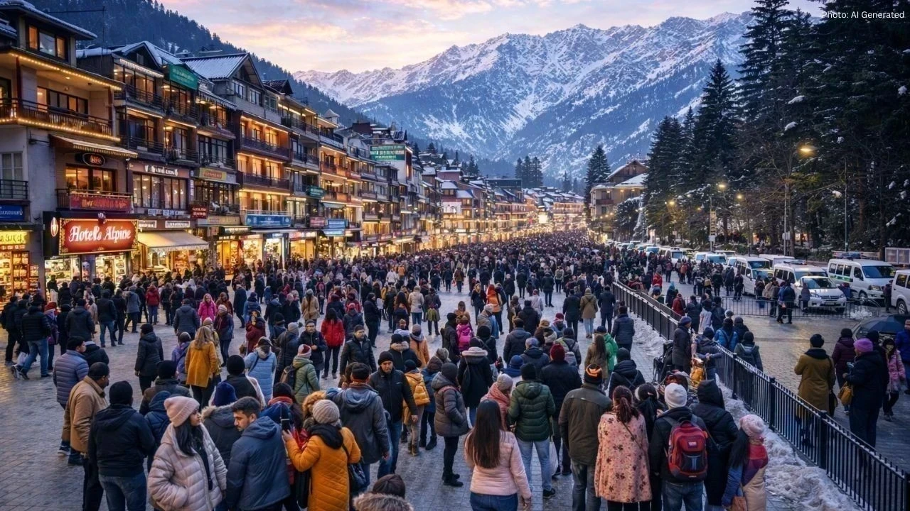 वीकेंड पर मनाली पैक, पर्यटकों से बढ़ी रौनक