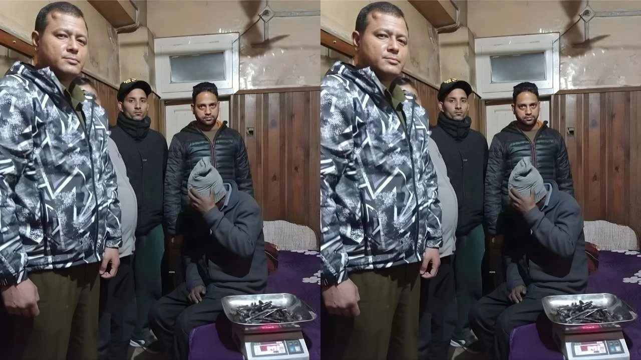 कुल्लू में एसटीएफ की बड़ी कार्रवाई, गेस्ट हाउस से 493 ग्राम चरस सहित युवक गिरफ्तार