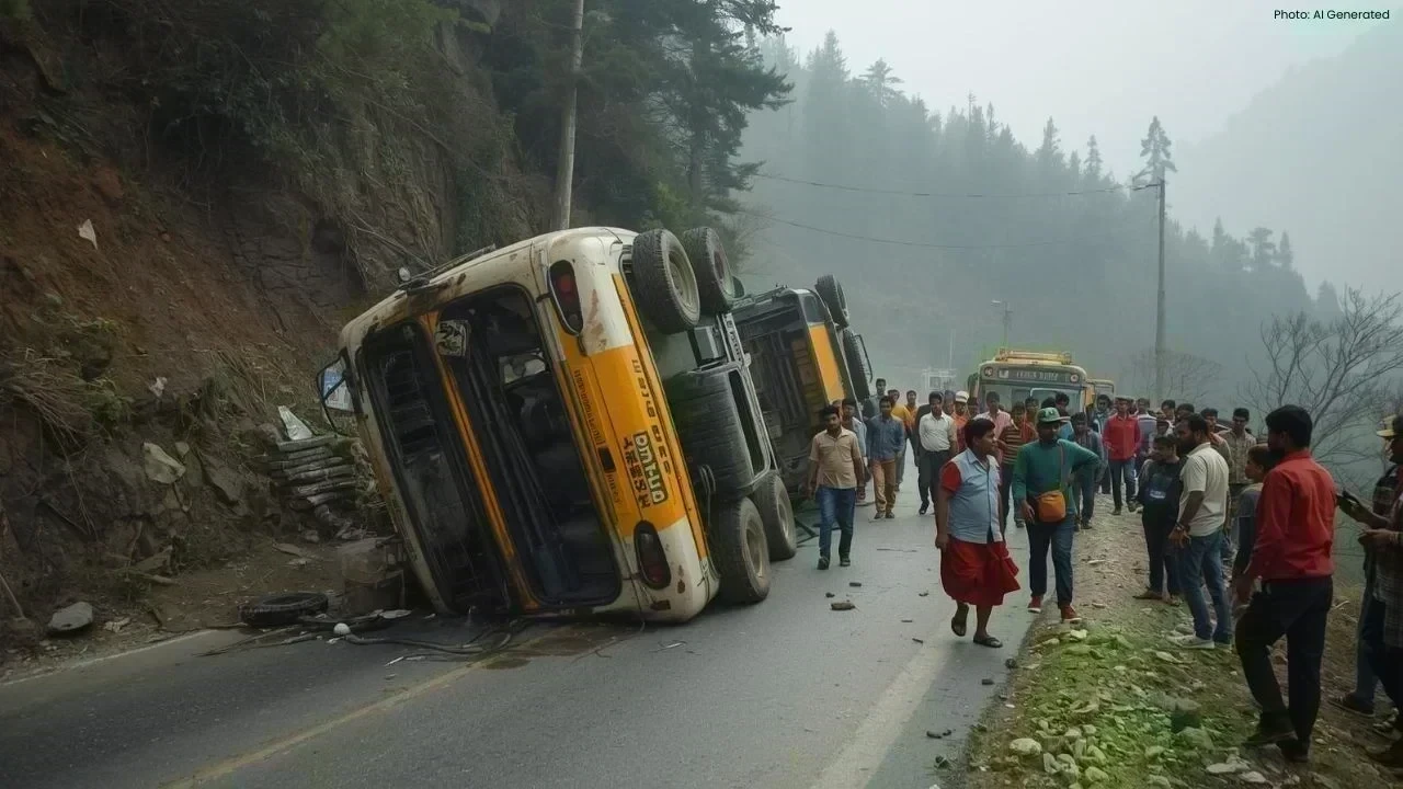 सिरमौर में बस हादसे ने छीनी माघी की खुशियां, घर लौट रहे लोग दुर्घटना का शिकार, 14 की मौत