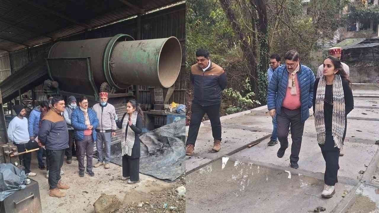 उपायुक्त गंधर्वा राठौड़ ने हमीरपुर में नगर निगम के विकास कार्यों का जायजा लिया