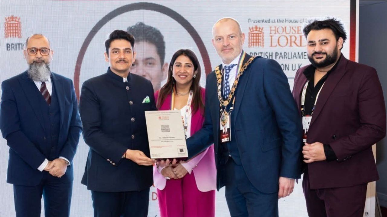 सर्व कल्याणकारी ट्रस्ट को निःस्वार्थ सेवा के लिए ब्रिटिश संसद में अंतरराष्ट्रीय सम्मान दिया गया