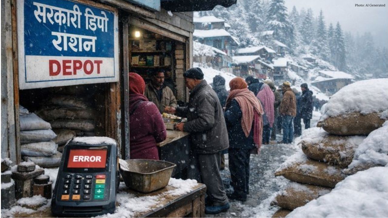 बर्फबारी से डिपुओं में राशन सप्लाई प्रभावित बैकलॉग देने की मांग तेज