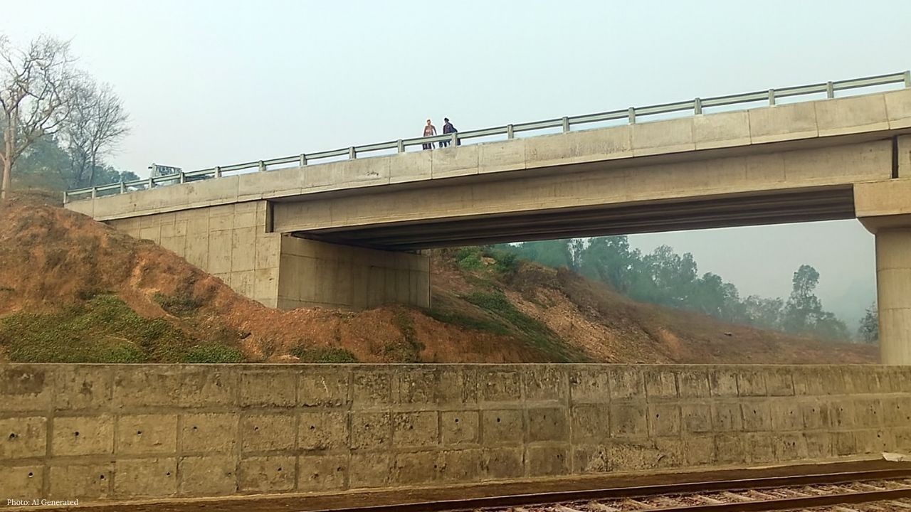 दौलतपुर मिनी फ्लाईओवर अधूरा जनता को रोज़ाना परेशानियां