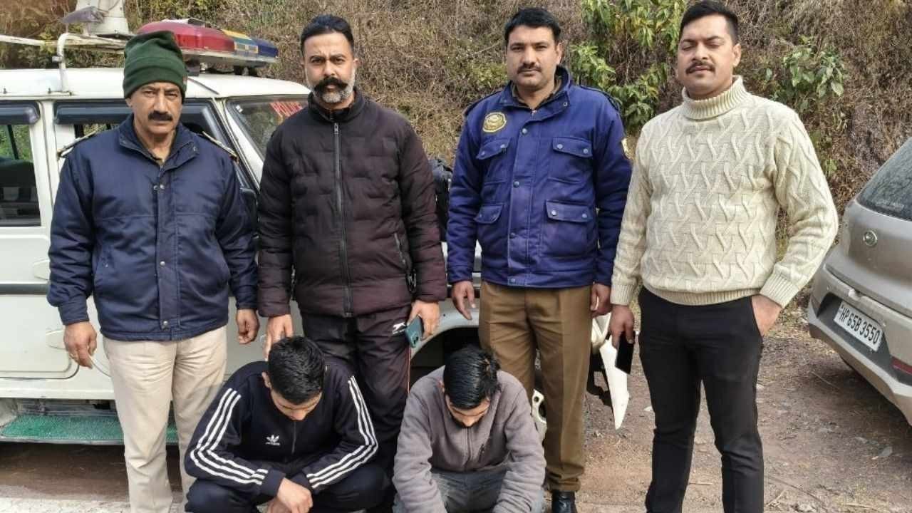 बिलासपुर-मल्यावर फोरलेन पर कार से 15.9 ग्राम चिट्टा बरामद, दो युवक गिरफ्तार