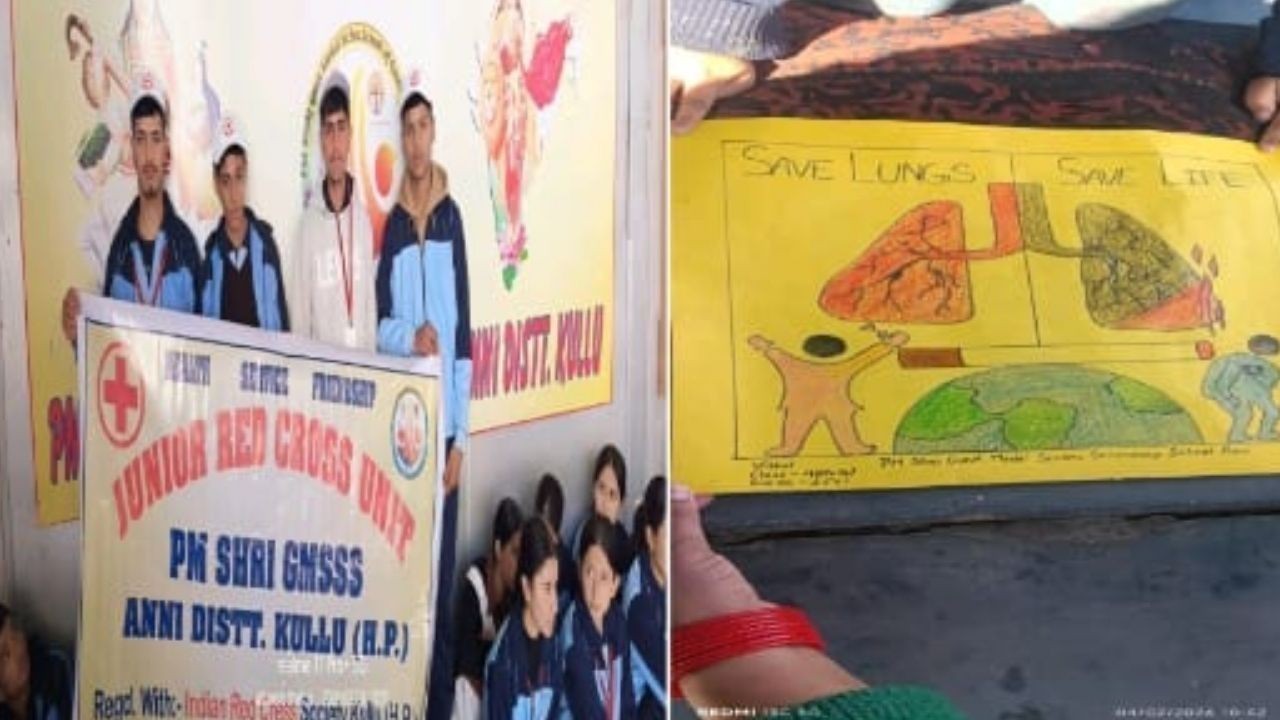 आनी के पीएम श्री राजकीय आदर्श स्कूल में विश्व कैंसर दिवस पर जागरूकता कार्यक्रम