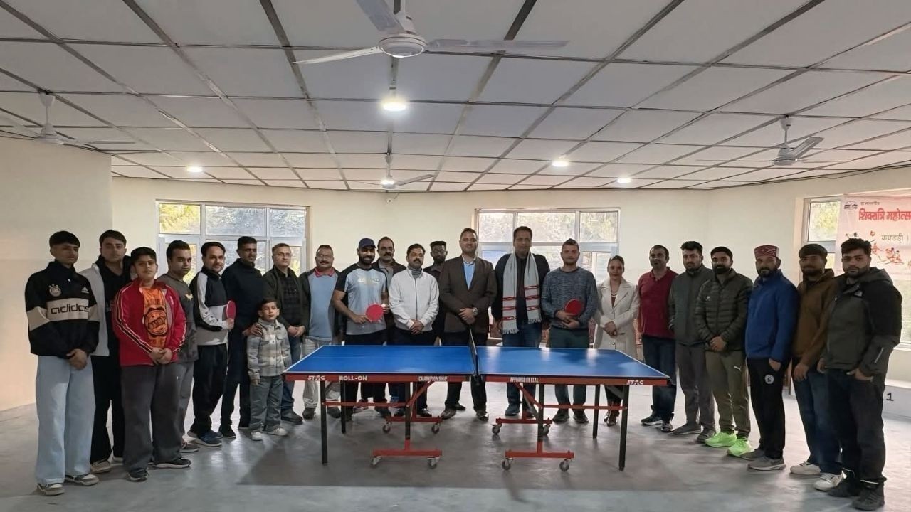 बैजनाथ शिवरात्रि महोत्सव में राज्य स्तरीय टेबल टेनिस प्रतियोगिता का आयोजन