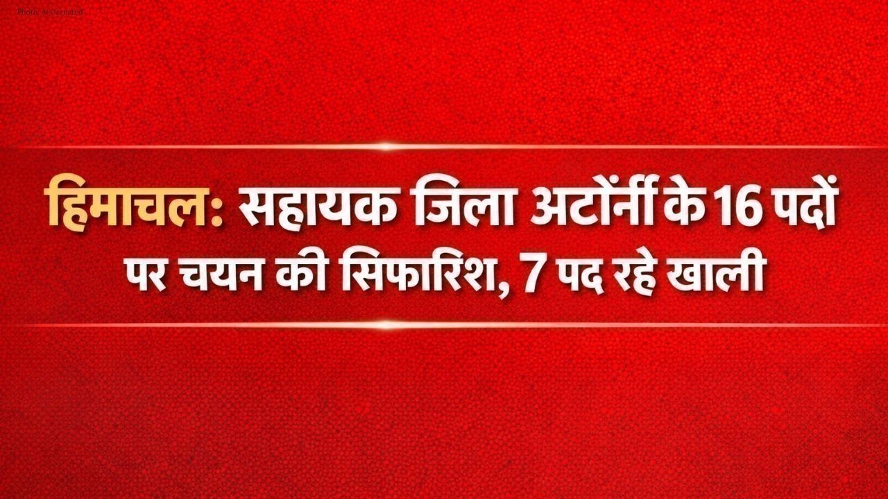 हिमाचल PSC ने सहायक जिला अटॉर्नी पदों पर नियुक्ति की घोषणा की