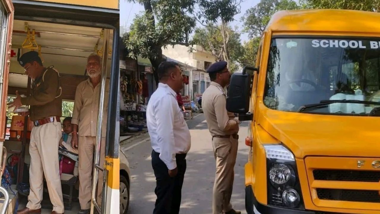 ऊना में स्कूली वाहनों की जांच अभियान जारी, 182 वाहनों की जांच, 60 के चालान
