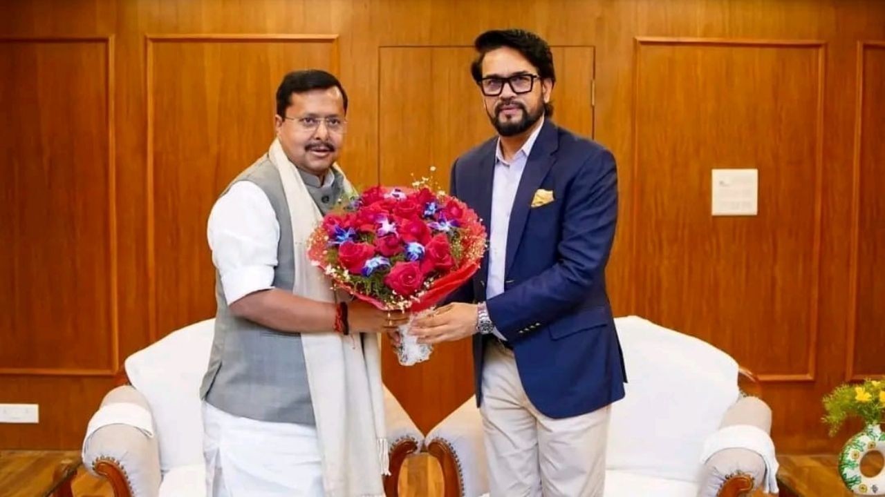 अनुराग ठाकुर ने नितिन नवीन को राज्यसभा सदस्य बनने पर दी बधाई