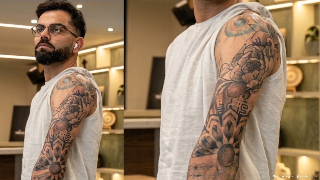 विराट कोहली ने IPL 2026 से पहले अपनी बाईं बांह पर नया खास टैटू बनवाया
