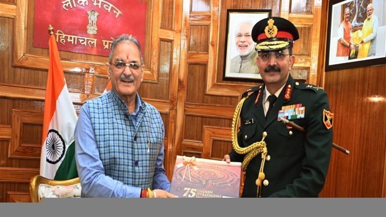 राज्यपाल से सेना प्रशिक्षण कमान प्रमुख की शिष्टाचार भेंट, सुरक्षा और प्रशिक्षण पर हुई चर्चा