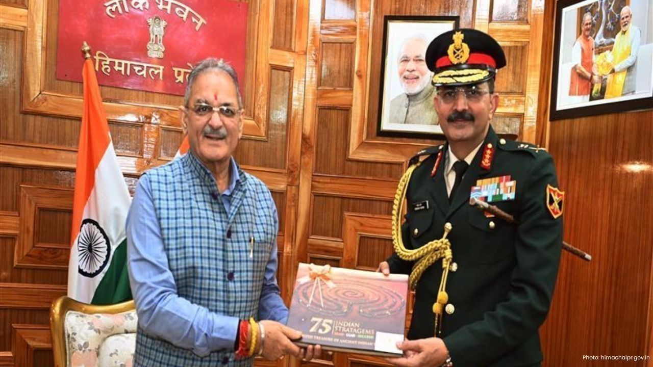 राज्यपाल से सेना प्रशिक्षण कमान प्रमुख की शिष्टाचार भेंट, सुरक्षा और प्रशिक्षण पर हुई चर्चा