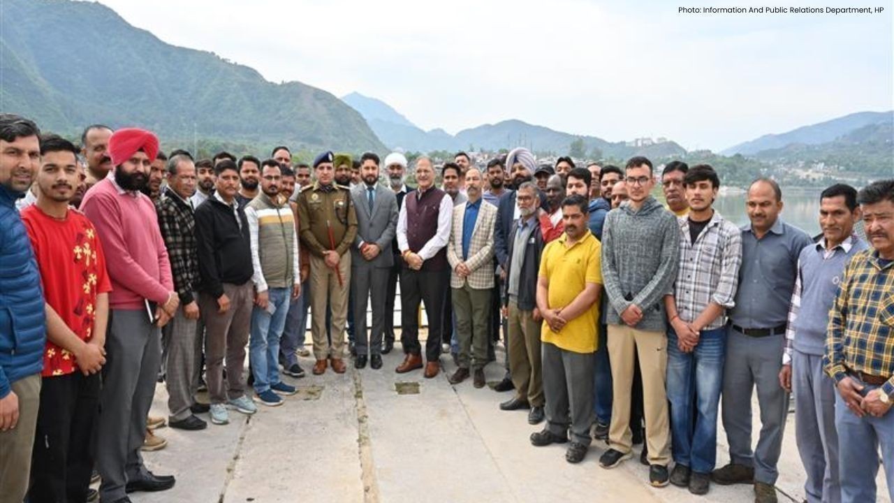 राज्यपाल ने सुंदरनगर में बीबीएमबी प्रोजेक्ट का दौरा किया, कामकाज की ली जानकारी