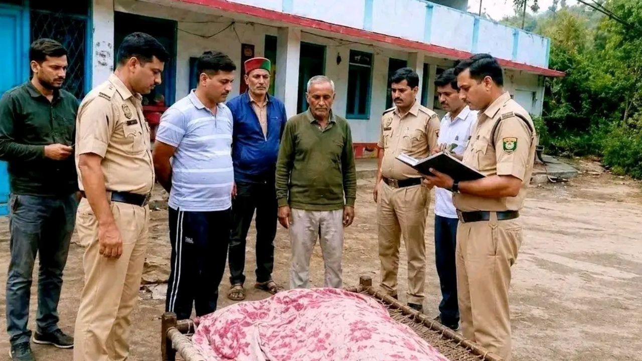 भोरंज में घरेलू विवाद में बीच-बचाव के दौरान बुजुर्ग महिला की गिरकर मौत