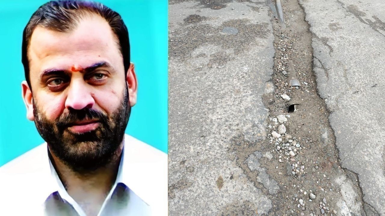 पालमपुर में सड़क समस्या पर प्रवीन कुमार का विभाग पर बड़ा सवाल
