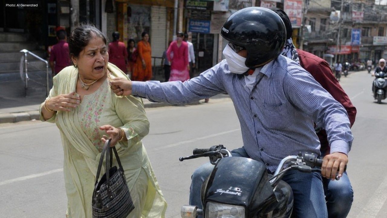 कांगड़ा में मंदिर जा रही महिला से बाइक सवार बदमाशों ने सोने की चेन लूटी