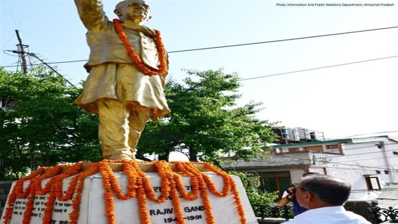 शिमला में राजीव गांधी की पुण्यतिथि पर आयोजित हुआ श्रद्धांजलि कार्यक्रम