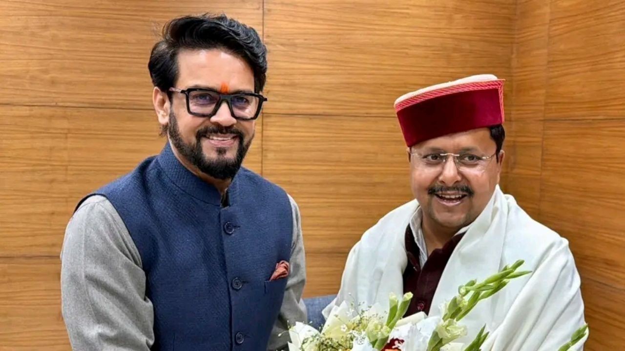 अनुराग ठाकुर ने नितिन नवीन को जन्मदिन की शुभकामनाएं दी