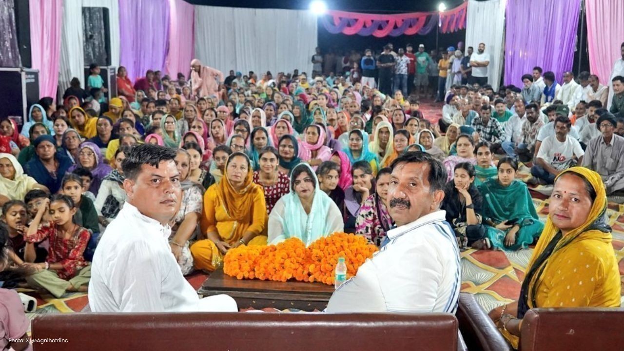नंगलखुर्द जनसभा में भारी भीड़, क्षेत्रवासियों का अटूट विश्वास और समर्थन नजर आया