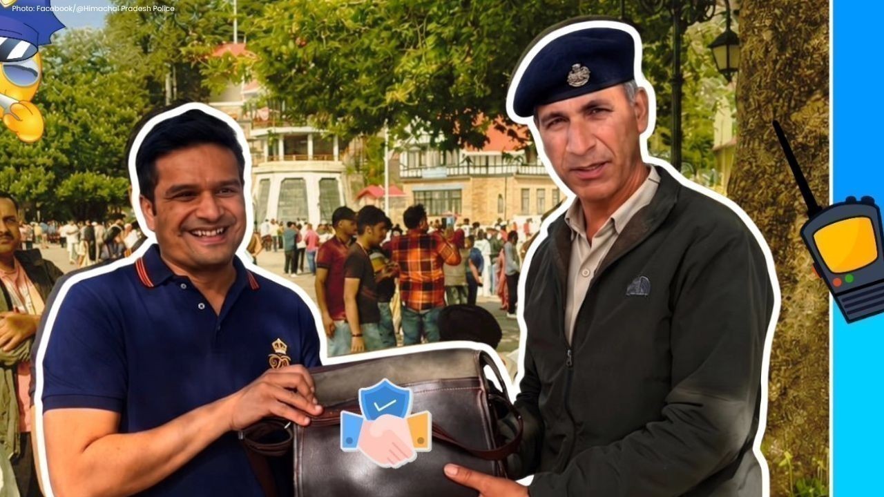 शिमला में पुलिस ने लावारिस बैग लौटाकर दिखाया कर्तव्य और ईमानदारी का शानदार उदाहरण