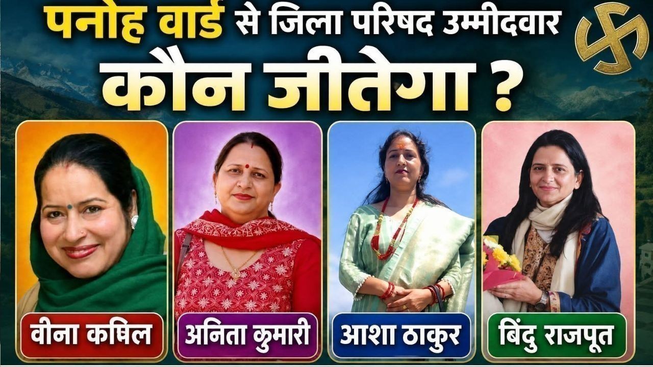 पनोह वार्ड में भाजपा और आजाद उम्मीदवारों के बीच दिलचस्प चुनावी जंग