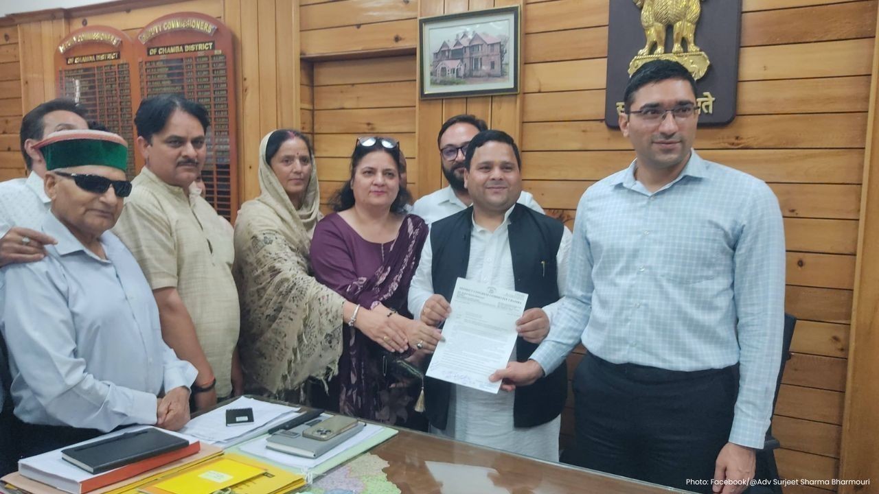 चंबा में नीट पेपर लीक पर कांग्रेस का विरोध, शिक्षा मंत्री के इस्तीफे की मांग