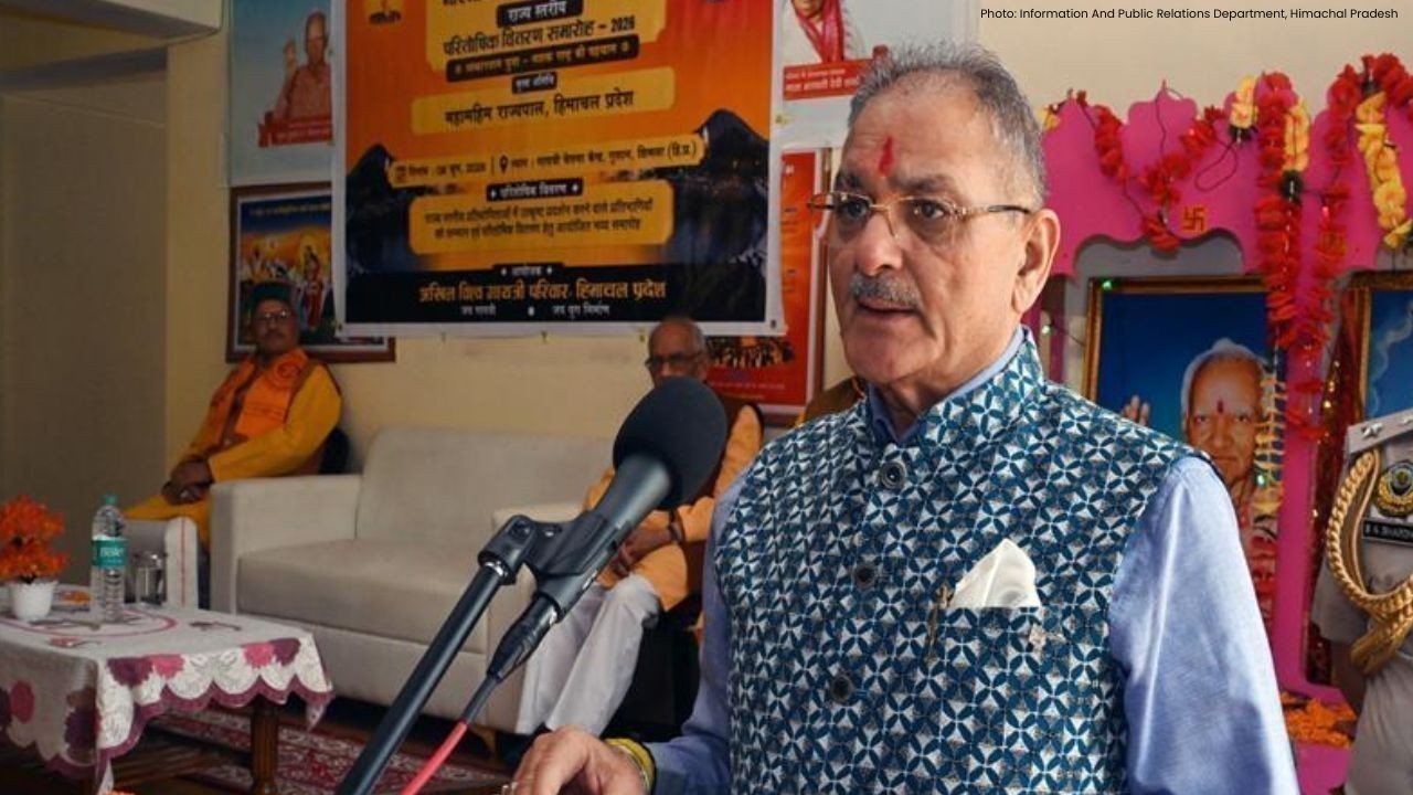 शिमला में राज्यपाल ने संस्कृति ज्ञान परीक्षा के विजेताओं को सम्मानित किया