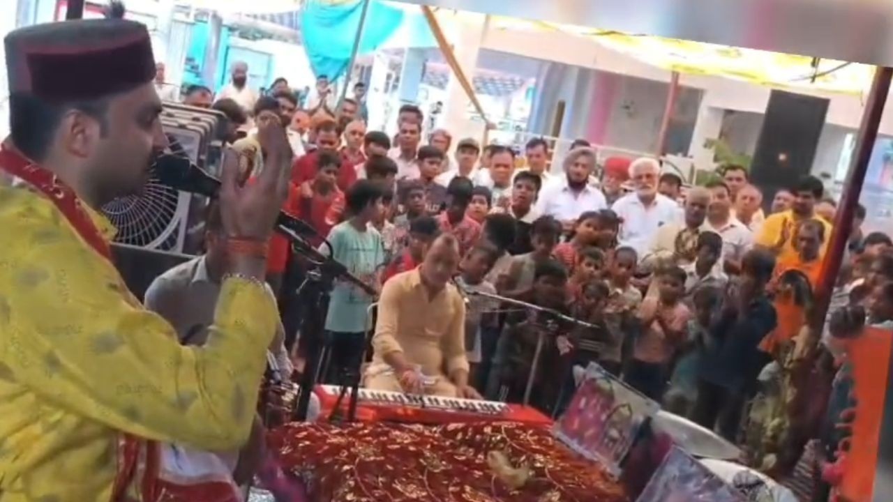 बद्दी में श्रीमद्भागवत कथा का चौथा दिन, श्रद्धालुओं ने सुने धर्म और भक्ति के संदेश