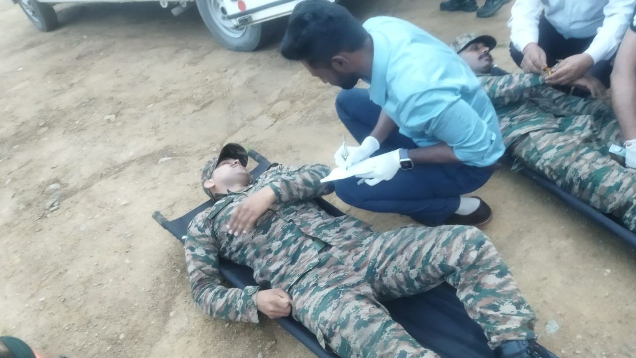 पालमपुर में जंगल की आग पर आधारित मेगा मॉक ड्रिल, 12 लोगों का सफल रेस्क्यू