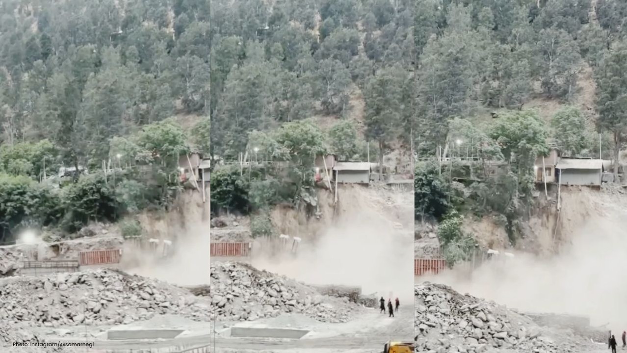 किन्नौर लैंडस्लाइड में बाल-बाल बचे मजदूर, अचानक गिरी पहाड़ी ने बढ़ाई लोगों की चिंता