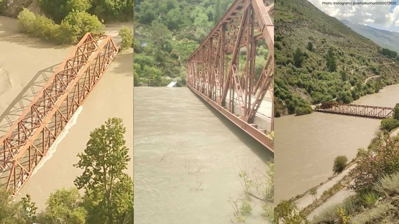 लाहौल में जाहलमा नाले की बाढ़ बनी बड़ी चुनौती, सड़क बंद होने से परेशानी