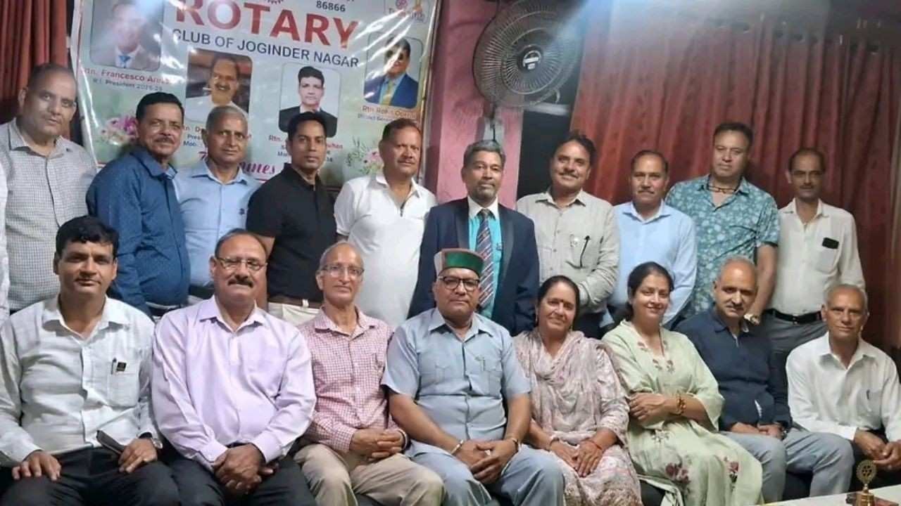 रोटरी क्लब जोगिंद्रनगर की नई कार्यकारिणी बनी, कई सदस्यों को मिली अहम जिम्मेदारी