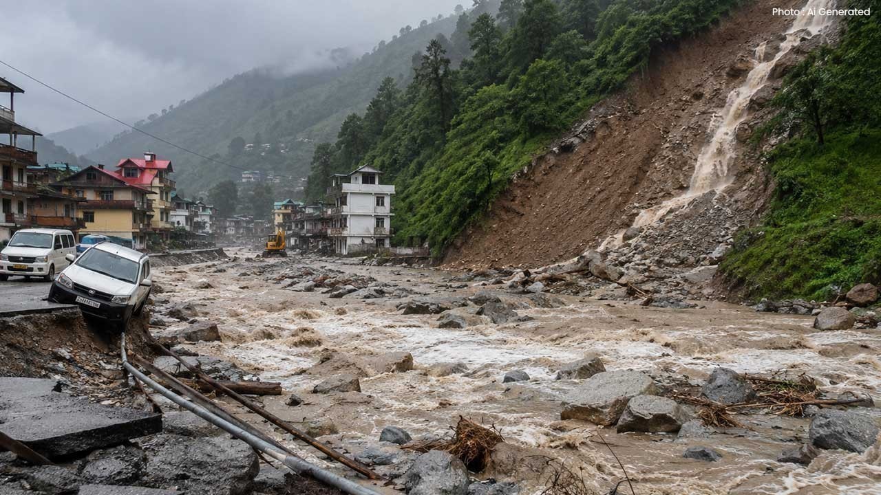 हिमाचल में मानसून का कहर: बाढ़-भूस्खलन से 14 लोगों की मौत, 16 करोड़ का नुकसान, 12 जुलाई तक ऑरेंज अलर्ट