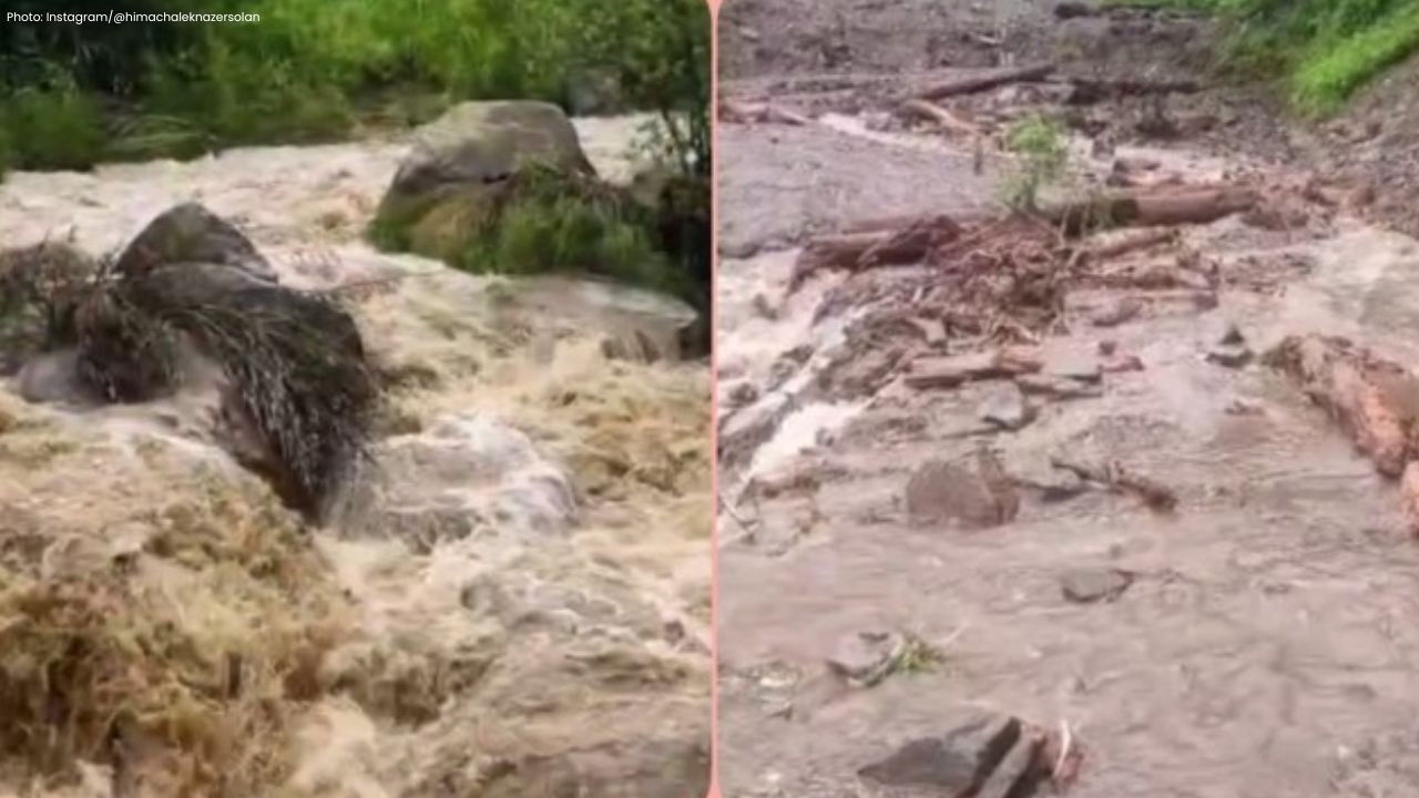 शिमला में बारिश बनी आफत, बादल फटने से खेल मैदान तबाह और रिज मैदान धंसा