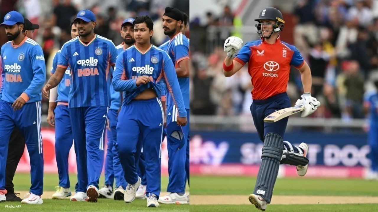 टीम इंडिया सिर्फ 76 रन पर ढेर, इंग्लैंड ने तीसरे टी20 में 125 रन से जीता मुकाबला