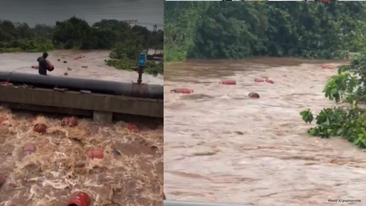 रायगढ़ में बाढ़ का बड़ा असर, 3000 LPG सिलेंडर नदी में बह गए, प्रशासन ने दी सख्त चेतावनी