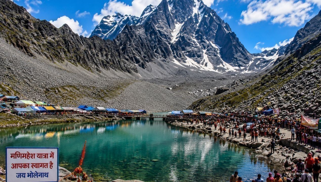 भारी बारिश के बीच मणिमहेश यात्रा बंद, प्रशासन ने जारी की सख्त एडवाइजरी