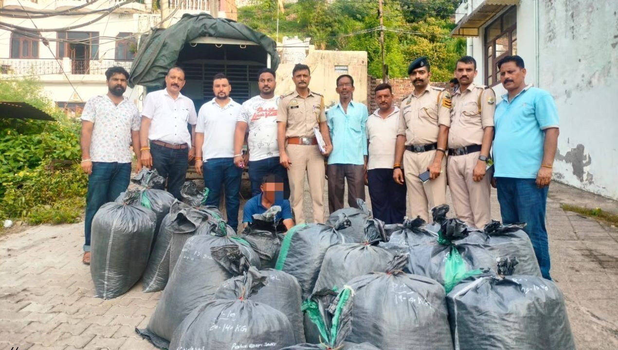 बद्दी पुलिस की बड़ी कार्रवाई, 400 किलो के करीब अफीम डोडे बरामद