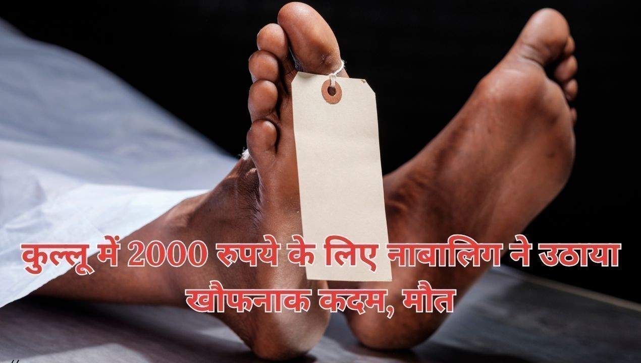 कुल्लू में 2000 रुपये के लिए नाबालिग ने उठाया खौफनाक कदम, मौत