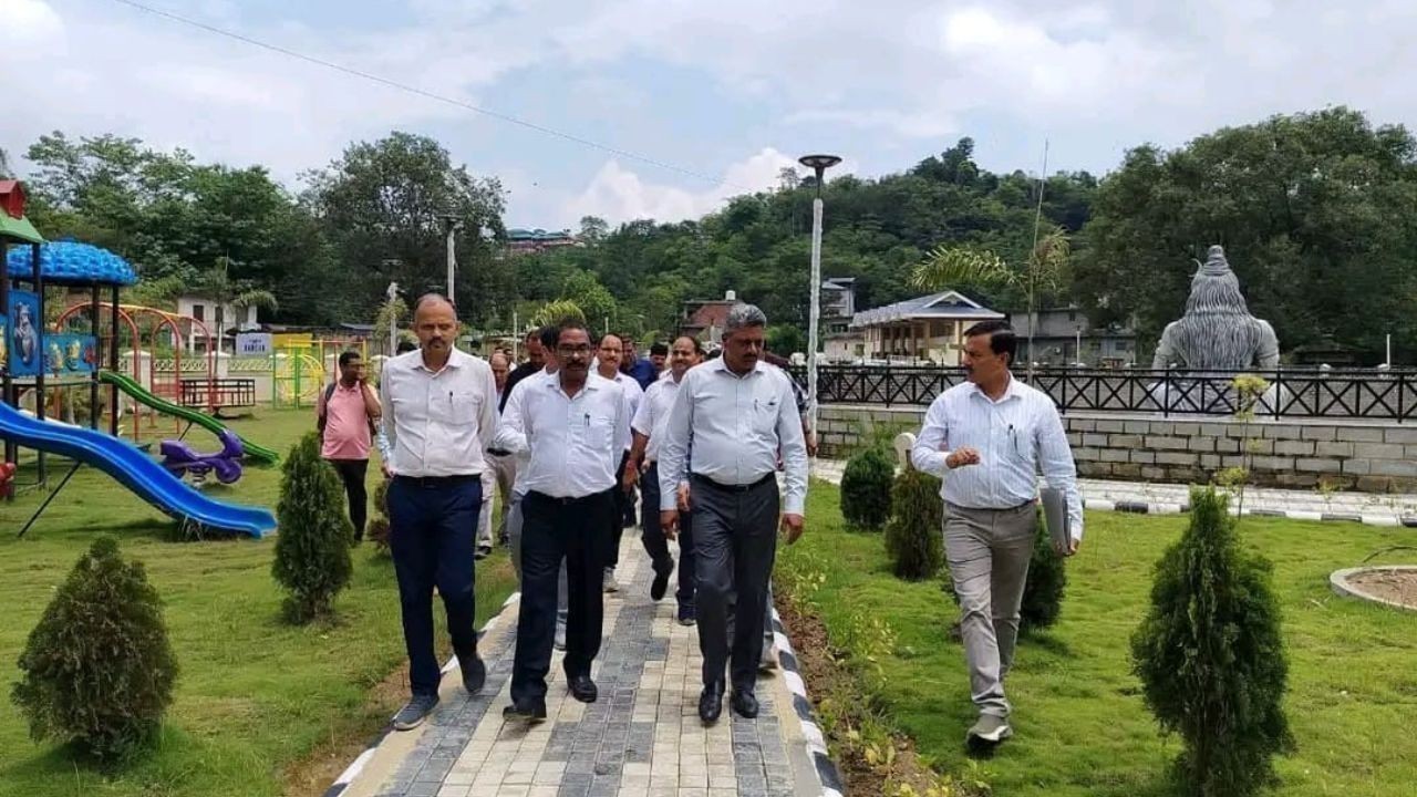 सम्मू ताल के विकास कार्यों का निरीक्षण, हाई मास्ट लाइट का हुआ शिलान्यास