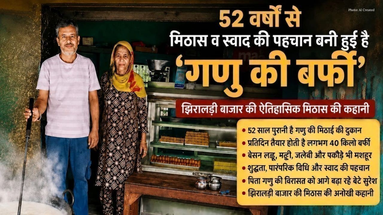 52 वर्षों से लोगों की पहली पसंद बनी गणु की बर्फी, स्वाद की अनोखी मिसाल